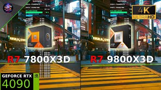 Ryzen 7 9800X3D vs Ryzen 7 7800X3D 4K Test in 13 Games  RTX 4090 [upl. by Donovan]