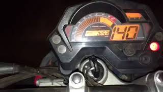 Yamaha FZ16 top speed 144kmpl [upl. by Niamor]