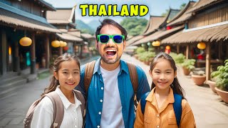 I Spend 24 Hours In Thai Village  ऐसे होते है Thailand के गांव 🤫 [upl. by Anitsud840]