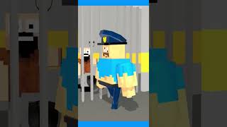 Amazing Digital Circus Kelakuan Polisi Bodoh sakura minecraft shorts [upl. by Kenley]