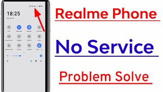 Realme Mobile Sim Card No Service Problem Solve [upl. by Franza]