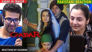 Pakistani Couple Reacts To Gadar  Ek Prem Katha 4K Trailer  Sunny Deol  Ameesha Patel [upl. by Nahtanaj980]