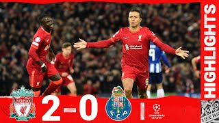 Highlights Liverpool 20 Porto  Thiagos thrilling strike in Anfield win [upl. by Yetac985]