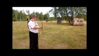 Grozer Biocomposite Laminated Hungarian Bow  eastern style shooting [upl. by Yllier]