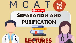 Organic Chemistry MCAT Lecture Separations and Purifications 22 [upl. by Swann]