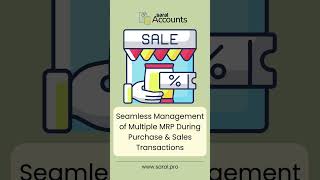 Inventory Management with Sarals Multi MRP Features  Saral Software for Payroll Tax and Accounts [upl. by Davidoff]