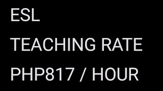 HIGHEST PAYING TEACHING RATE  MY HOURLY RATE [upl. by Aciraj]