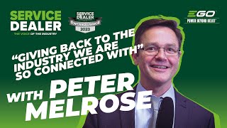 Peter Melrose Managing Director of EGO Europe talks a desire for stability at Service Dealer 2023 [upl. by Suiradel]