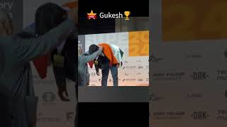 Gukesh Golden🥇 Moments at Chess Olympiad 2024 Chess  Gukesh  Shorts  Ytshorts [upl. by Namref]