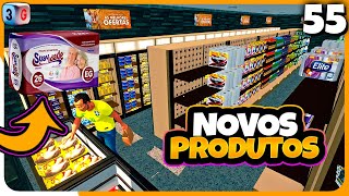 Novos Produtos FraldasPalito Gina BomBom Cacau Show  Supermarket Simulator 55 [upl. by Hait62]