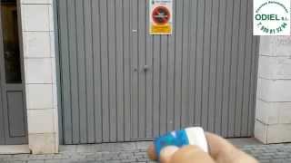 Instalación automatismo puerta basculante desbordante [upl. by Eimia]