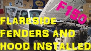 FENDERS AND HOOD ARE ON FORD F150 FLARESIDE 9296 [upl. by Younger]