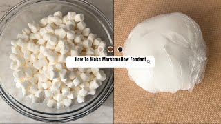 How To Make Marshmallow Fondant  Easy Homemade Fondant Recipe [upl. by Ansaev653]