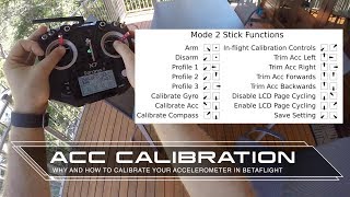 How to calibrate the BetaFlight accelerometer [upl. by Pet]