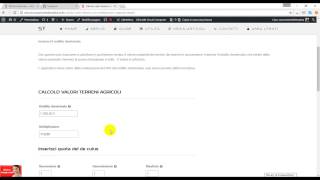 Applicativo per calcolo valore catastale dei terreni [upl. by Agnimod]