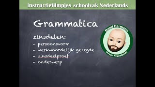 Grammatica zinsontleding  PV WG zinsdeelproef OND [upl. by Anifled76]