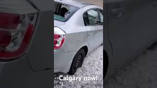 Most Devastating Hailstorm in Calgary History Unbelievable Destruction Caught on Camera [upl. by Gorlicki361]