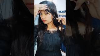 Hair Bangs without cutting hair✨♥️ hairstylehaircurlingtutorialhaircurtainbangtutorial haircare [upl. by Mosera]