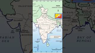 Indias Neighboring Countries amp their Capitals [upl. by Adilem554]