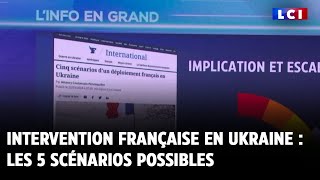 Intervention française en Ukraine  les 5 scénarios possibles [upl. by Tiernan]