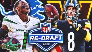 REDRAFTING THE 2022 NFL Draft with Trades [upl. by Flieger]