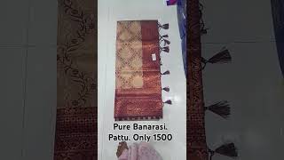 Pure Banarasi Pattu saree Colour s available [upl. by Sirromal187]