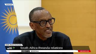 SABC News Exclusive  Kagame on South AfricaRwanda relations [upl. by Gehman316]