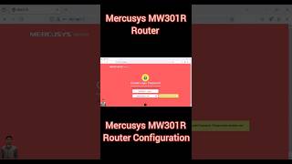 Mercusys Router setup and configuration Router setup  Mercusys wifi Router setup Bangla shorts [upl. by Hullda944]