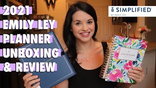 2021 Emily Ley Simplified Planner Unboxing And Review [upl. by Nolak158]