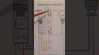 Schéma du télérupteur Legrand unipolaire electric astuce télérupteur [upl. by Zullo750]