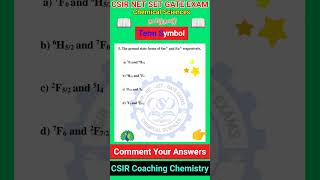 Coordination Chemistry  Term Symbol  CSIR NET EXAM  CSIR NET Coaching  CSIR [upl. by Meuser]