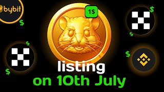 HAMSTER KOMBAT LISTING CONFIRMED🔥How to make money and RECEIVE REWARDS in HAMSTER [upl. by Giordano]