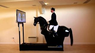 The Dressage Simulator  riding through the gaits [upl. by Tennes]