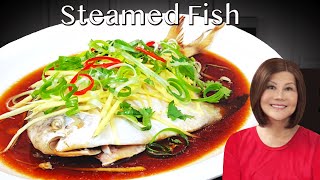 Steamed Fish Cantonese Classic Chinese New Year Celebrations 粤式清蒸鱼 [upl. by Odnomyar176]