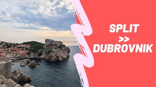 Scenic Drive  Split To Dubrovnik  Europe Road Trip 2022 [upl. by Nageam]