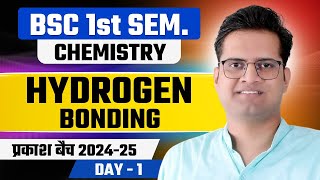 Hydrogen BondingDay1BSc 1st Semester Chemistry Online Classes bedkdian [upl. by Auqenaj803]