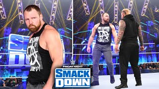 DEAN AMBROSE Returns amp Confront BLOODLINE SOLO SIKOA Smackdown  Jon Moxley Returns To WWE [upl. by Mora]