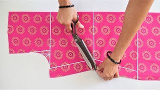 SuitKameez Cutting With All Size Measurement Step By Step [upl. by Aihsiym794]