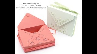 Stampin Up Around The Corner Envelope Punch Board Box [upl. by Bobbe856]