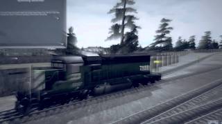 TRAINZ SIMULATOR 12 MLG PRO NOSTEAM RAILSHOTZ HD KINGS XROSS [upl. by Nesnej]