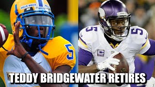 Teddy Bridgewater Retires Hired as Head Coach of High School Alma Mater [upl. by Cranston]