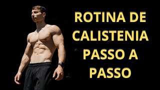 Calistenia Para Iniciantes  Rotina De Corpo Inteiro passo a passo [upl. by Albertine]