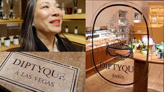 DIPTYQUE HAUL  New Boutique Tour [upl. by Ahaelam934]