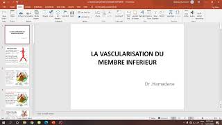 vascularisation du membre inférieur part 1 [upl. by Tedd]