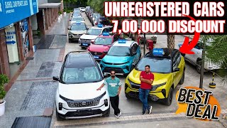 Unregistered Cars 7 Lakh Discount  Safari Harrier XUV700 ScorpioN Fortuner Hector Astor TROC [upl. by Smoot]