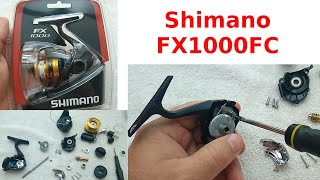 Shimano FX1000FC An Indepth Look Shimanos Budget Ultralight Spinning Reel Thoughts and Disassembly [upl. by Aynotel]