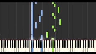 Yann Tiersen  Stang Al Laedroun Synthesia Tutorial [upl. by Oaoj532]