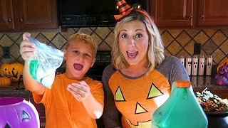 Make Your Own MessFree Halloween Slime  Lifehacks [upl. by Benjy]