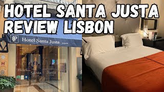 Hotel Santa Justa Full Room Tour and Review Lisbon [upl. by Atidnan]