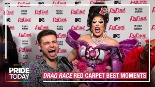 The Best Moments From the RuPauls Drag Race Season 15 Finale Red Carpet [upl. by Elyagiba]